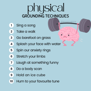 physical grounding techniques for anxiety relief