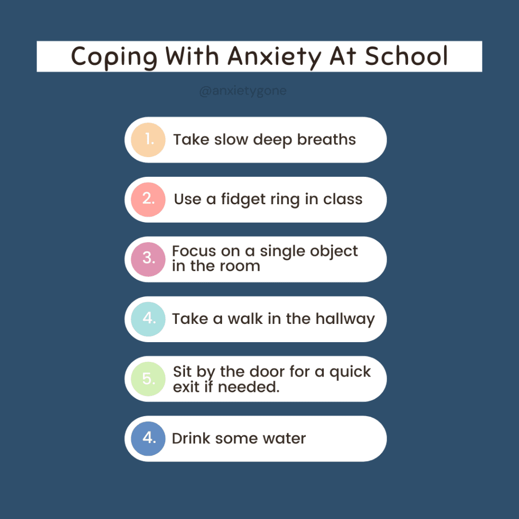 anxiety at school, panic attack at school