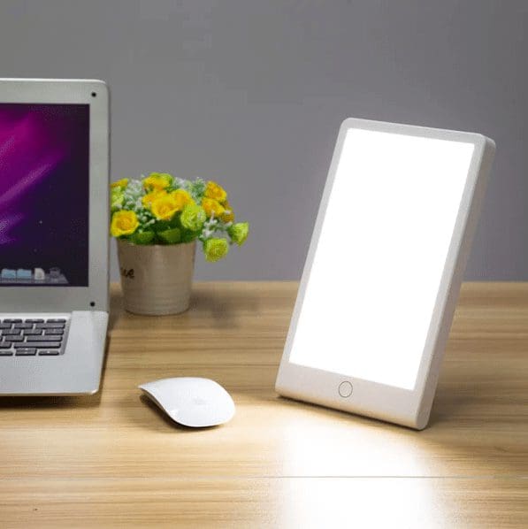 light therapy, light therapy for anxiety, light therapy for depression, phototherapy, SAD lamp, seasonal affective disorder, portable SAD lamp, benefits of light therapy, what is light therapy, how does light therapy work, SAD light,