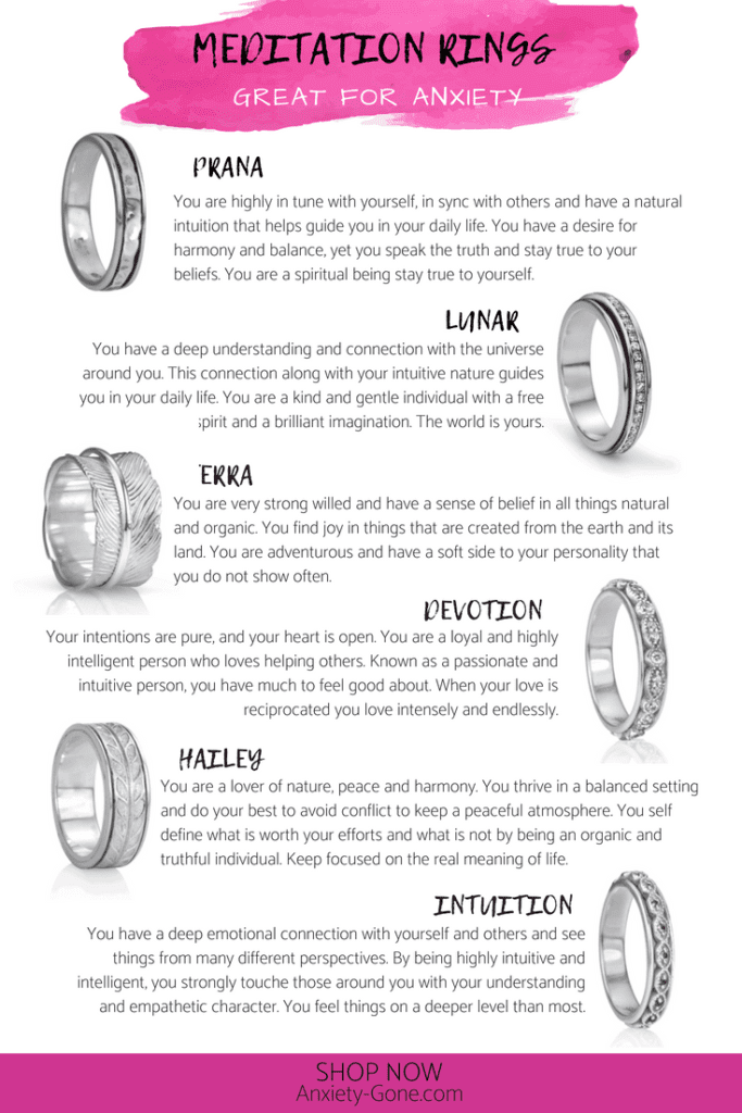 spinner rings, meditation rings, fidget rings, grounding tools, 