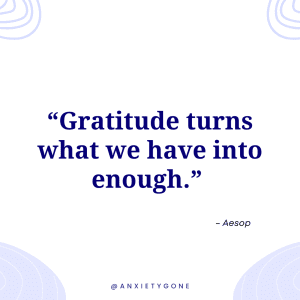 gratitude quote about having enough