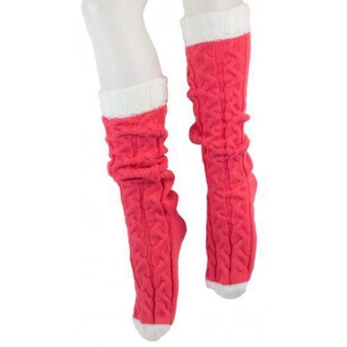 chunky knit socks, reading socks, pink socks, pink reading socks, pink knit socks