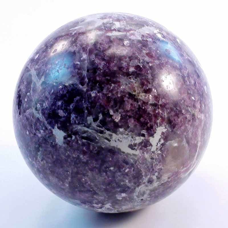 lepidolite, lepidolite for anxiety, lepidolite stone, lepidolite ball, lepidolite sphere