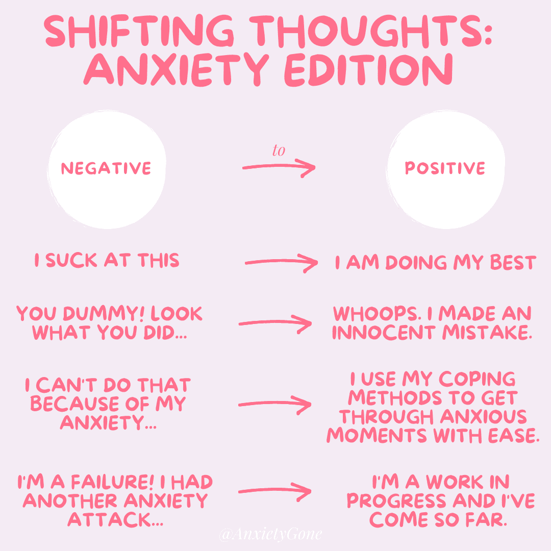anxious thoughts examples