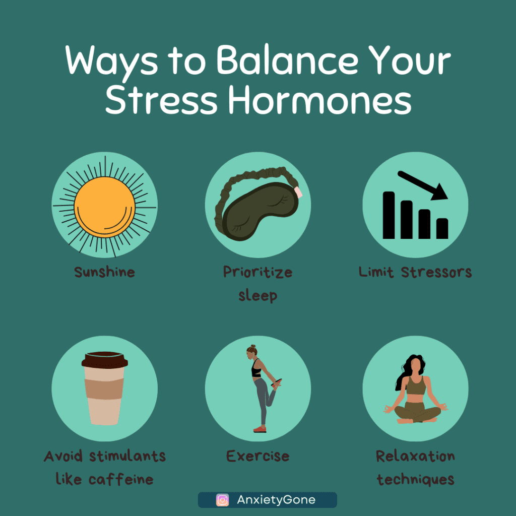 boost serotonin, reduce stress hormones, reduce cortisol