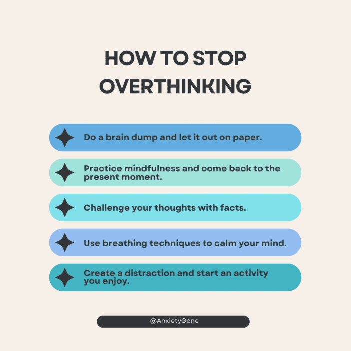 Ways To Stop Overthinking How to Stop Overthinking: 14 Ways to Deal with Racing Thoughts | Hope