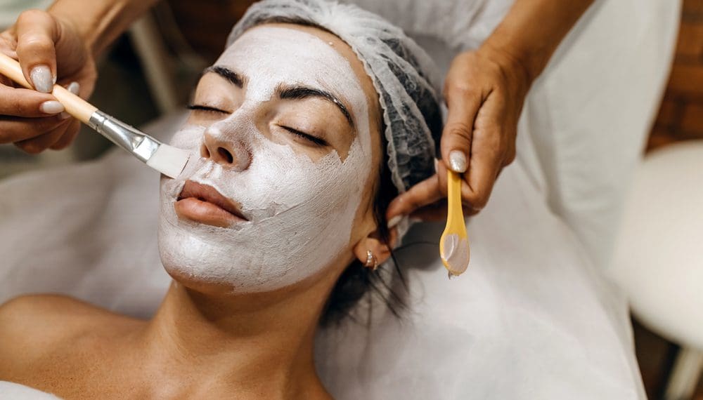 A serene med spa environment featuring luxurious treatments, relaxing fidget rings, spinning rings, and thoughtful mental health gifts for revitalization and self-care.