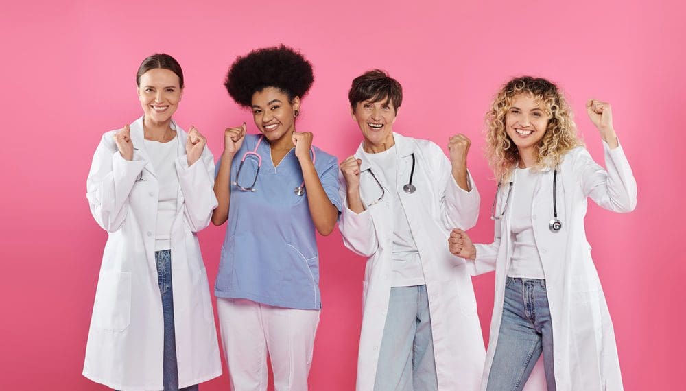 A compassionate professional practicing self-care to maintain mental health when helping others, using self-care items, relaxation gifts, and crystals for anxiety, fidget rings, to prevent burnout and promote well-being.
